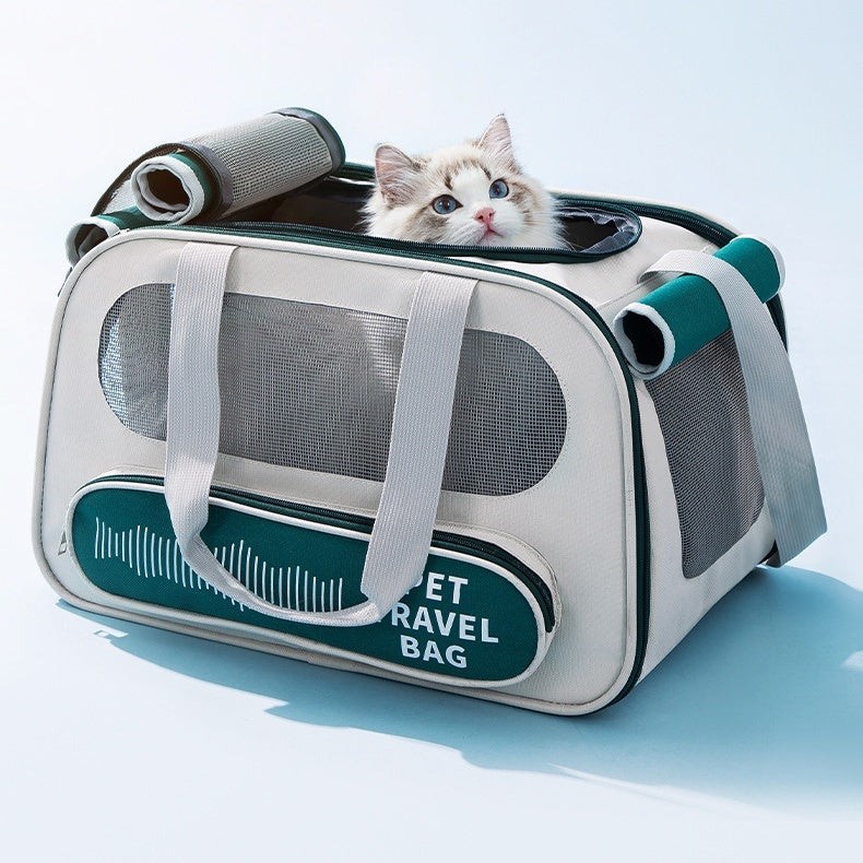 Premium Airline-Approved Soft-Sided Pet Carrier Bag – Collapsible & Portable Travel Carrier for Dogs & Cats – Durable, Comfortable, and Lightweight Puppy Travel Bag