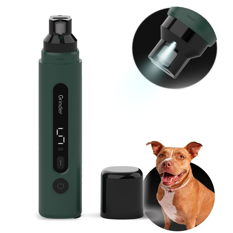 PawPerfect™ Nail Grinder – Ultra-Quiet, Rechargeable & 5-Speed Pet Claw Trimmer