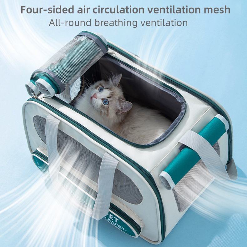 Premium Airline-Approved Soft-Sided Pet Carrier Bag – Collapsible & Portable Travel Carrier for Dogs & Cats – Durable, Comfortable, and Lightweight Puppy Travel Bag